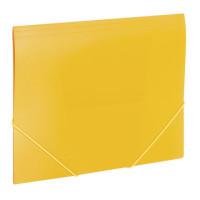 Папка на резинках "Office", желтая, до 300 листов, 500 мкм