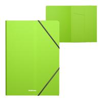 Папка на резинках пластиковая "Neon", А4, зеленая
