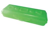Пенал пластиковый "Неон" (зеленый)