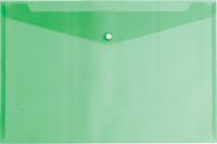 Папка-конверт на кнопке "Classic", А4, зеленая