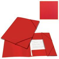 Комплект папок на резинках Brauberg "Contract", А4, цвет: красный (50 папок в комплекте) (количество товаров в комплекте: 50)
