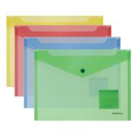 Комплект папок-конвертов с кнопкой "Classic", B5, до 120 листов, 180 мкм (в комплекте 24 папки) (количество товаров в комплекте: 24)
