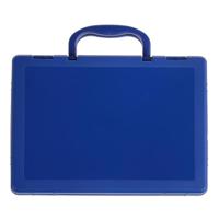 Портфель-кейс для документов, цвет синий