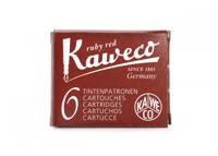 Набор картриджей Kaweco, цвет: алый, 6 штук