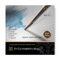 Альбом для акварели Smiltainis "Square Watercolor", 30х30 см, 20 л