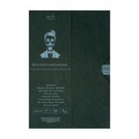 Альбом в папке для эскизов Smiltainis "Authentic Black", А4, 30 л
