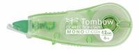 Корректор-лента Tombow "MONO CCE", корпус: прозрачный зелёный, 4,2 мм x 6 м