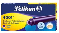 Картридж Pelikan Giant GTP/5 (310664) фиолетовые, чернила для ручек перьевых, 5 штук
