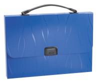 Портфель пластиковый "Evo", A4, синий