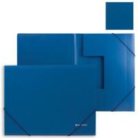 Папка на резинках "Стандарт", А4, синяя, до 300 листов, 0,5 мм