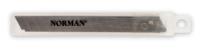 Сменные лезвия для канцелярских ножей NORMAN, 9x80 мм, 10 штук, арт. NRN 240708