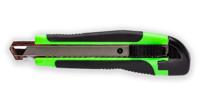 Нож канцелярский NORMAN "ADVANCE", 2 запасных лезвия (18x100 мм), цвет: зелёный, арт. NRN 240705
