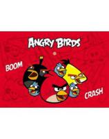 Папка-конверт "Angry birds", А4, красная