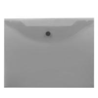 Папка-конверт с кнопкой "Brauberg", А5, 180 мкм, цвет черный