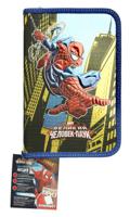 Пенал двухстворчатый широкий "Человек паук", 19,5x24x2 см