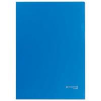 Папка-уголок "Brauberg", А4, 0,15 мм, синяя