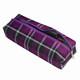 Пенал-косметичка "Шотландия", темно-фиолетовый, 20х6х4 см