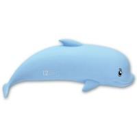 Пенал школьный "Дельфин", цвет голубой