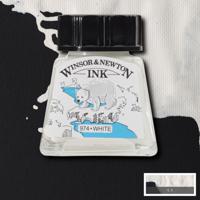 Тушь художественная "Drawing Ink", 14 мл, белая