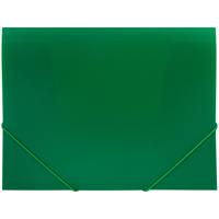 Папка на резинке "OfficeSpace", А4, 500 мкм, зеленая