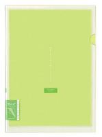 Папка-уголок "Coloree", А4, цвет светло-зеленый, 2 кармана
