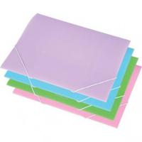 Папка на резинках "Focus", А4, 350 мкр, цвет фиолетовый