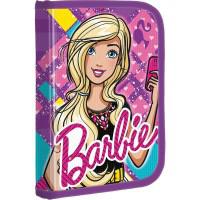 Пенал односекционный "Barbie", 20,5x14x3,5 см