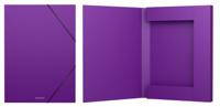 Папка на резинках "Classic", А4, 30 мм, фиолетовая