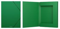 Папка на резинках "Classic", А4, 30 мм, зеленая