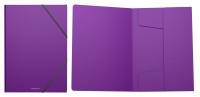 Папка на резинках "Classic", А4, фиолетовая