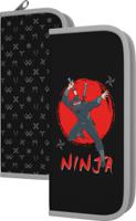 Пенал-книжка "Ninja", 1 отделение, с наполнением, 110x205x25 мм
