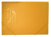 Папка-конверт на резинке "Discovery", цвет охра