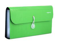 Папка-портфель на резинке "Discovery", цвет зеленый