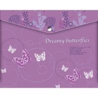 Папка для тетрадей на кнопке "Dreamy Butterflies"