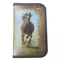 Пенал "Лошадь и золотая подкова", 1 отделение, 190x115 см