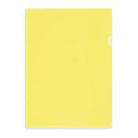 Папка-уголок "E-310", А4, желтый, 180 мкм, 10 штук