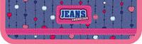 Пенал "Jeans Collection", 190х65 мм