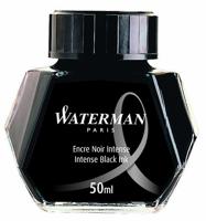 Флакон с чернилами для перьевой ручки Waterman "Black", 50 мл