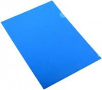 Папка-уголок, A4, 0,18 мм, синий