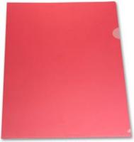 Папка-уголок, A4, 0,18 мм, красный