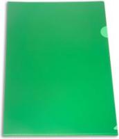 Папка-уголок, A4, 0,18 мм, зеленый