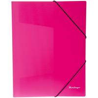 Папка на резинке "Neon", А4, 500 мкм, неоновый розовый