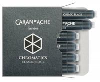 Картридж "Chromatics Cosmic Black", для перьевых ручек, 6 штук