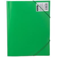 Папка на резинке "OfficeSpace", А4, 400 мкм, зеленая