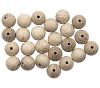 Бусины деревянные Glorex, цвет: неокрашенный, 24 штуки, размер: 20 мм, арт. 7730587