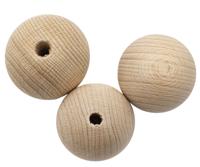 Бусины деревянные Glorex, цвет: неокрашенный, 3 штуки, размер: 45-50 мм, арт. 7730588