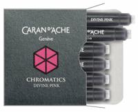 Картридж "Chromatics Divine Pink", для перьевых ручек, 6 штук