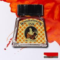 Тушь художественная "Drawing Ink", 14 мл, оранжевая
