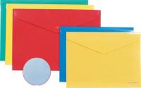 Папка-конверт на кнопке "Envelope new", А4, прозрачный