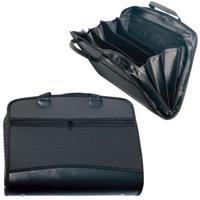 Портфель-сумка, 375x305x60 мм, черный